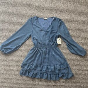 Altar'd State Blue Mini Dress